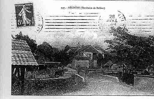 Ville de RECHESY Carte postale ancienne